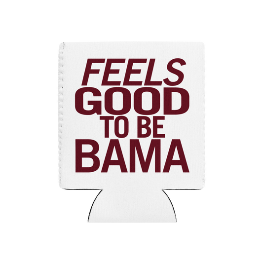 FEELS GOOD TO BE BAMA - CAN COOLER, STANDARD 12 OZ.